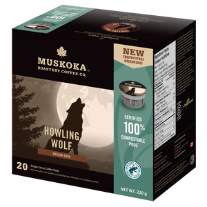 Best Canadian Coffee. Medium Roast Coffee. Dark Roast Coffee. 100% compostable pods