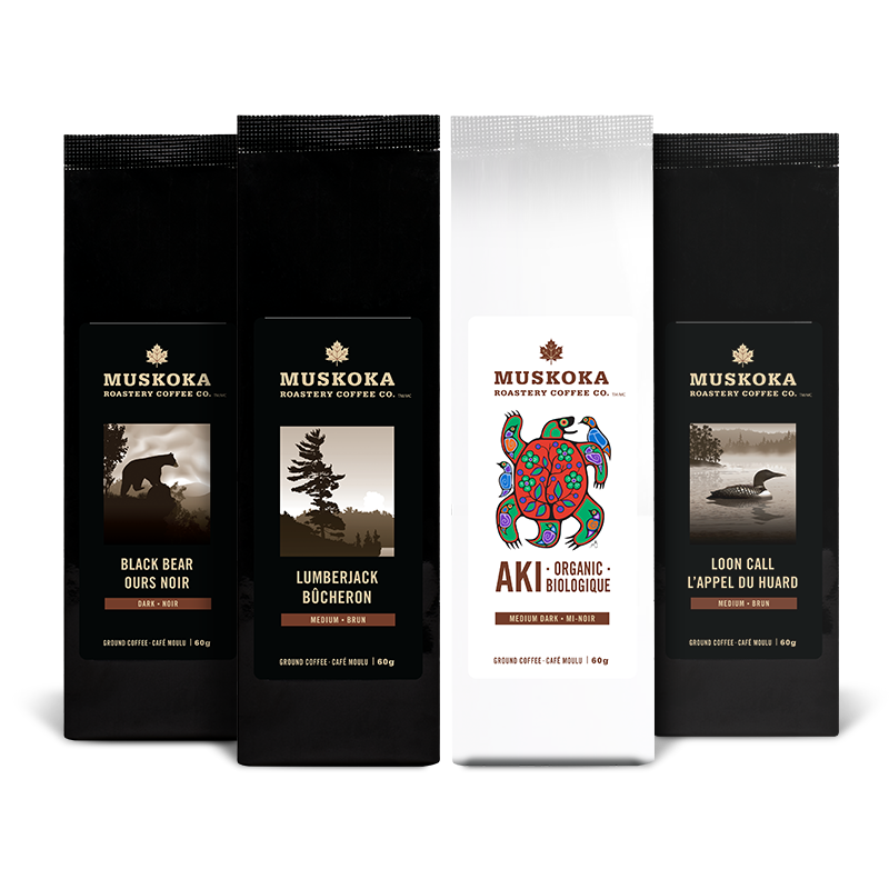 Load image into Gallery viewer, Small batch coffee. organic coffee. Canadian coffee. sampler pack. 