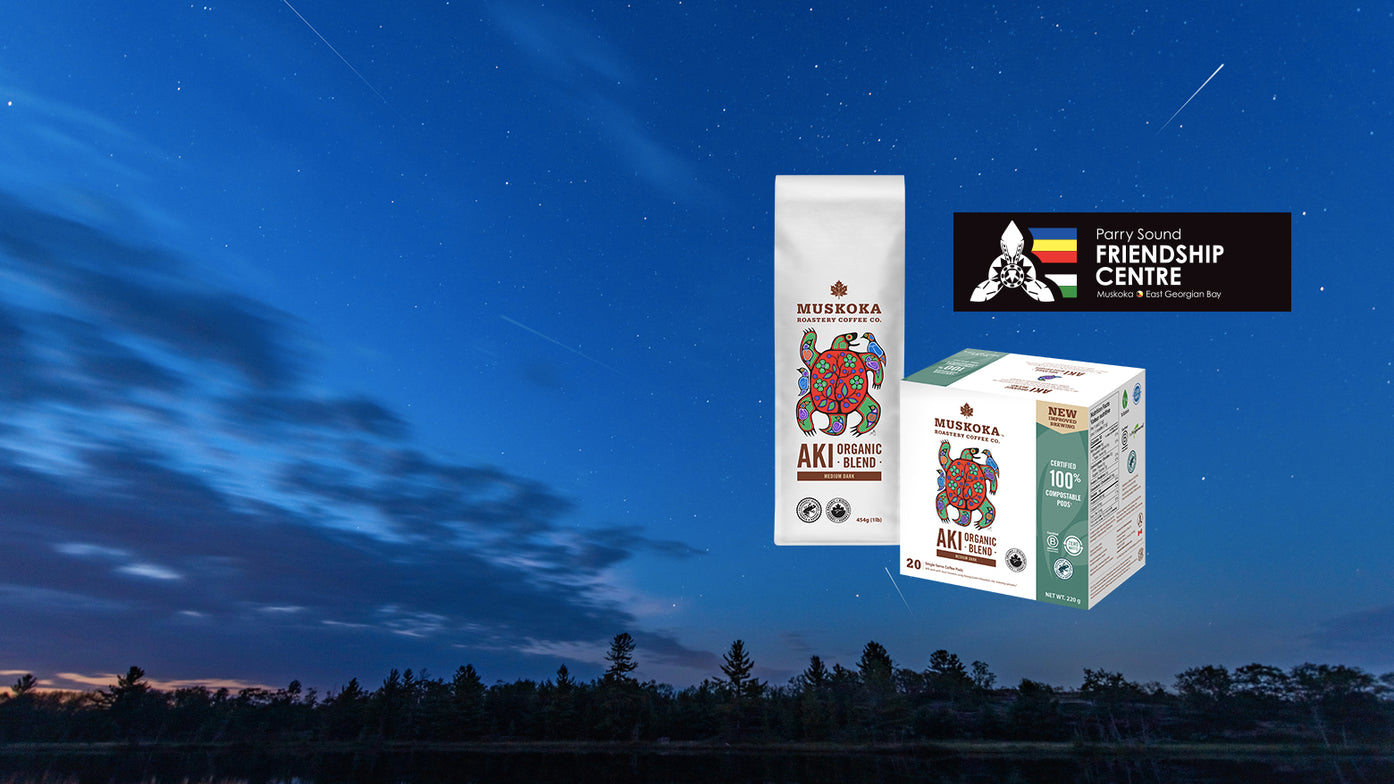 Aki organic blend and parry sound friendship centre partnership
