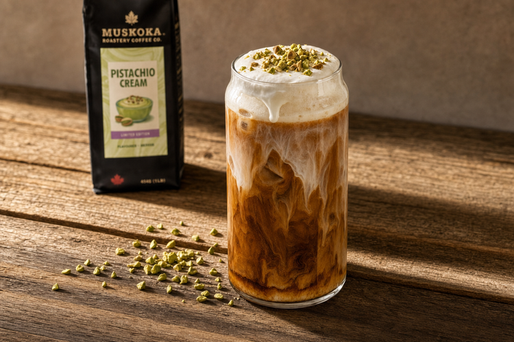 Pistachio Cream Cold Foam Iced Coffee
