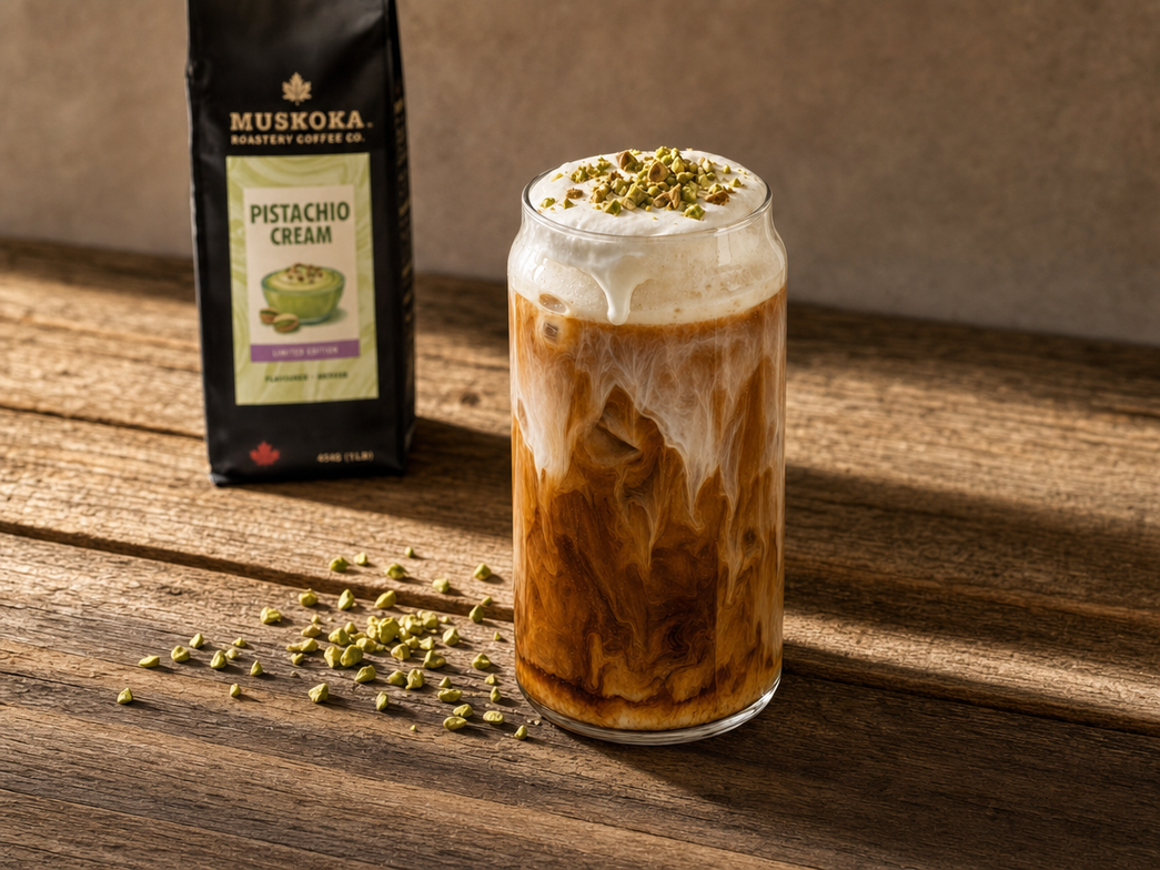 Pistachio Cream Cold Foam Iced Coffee