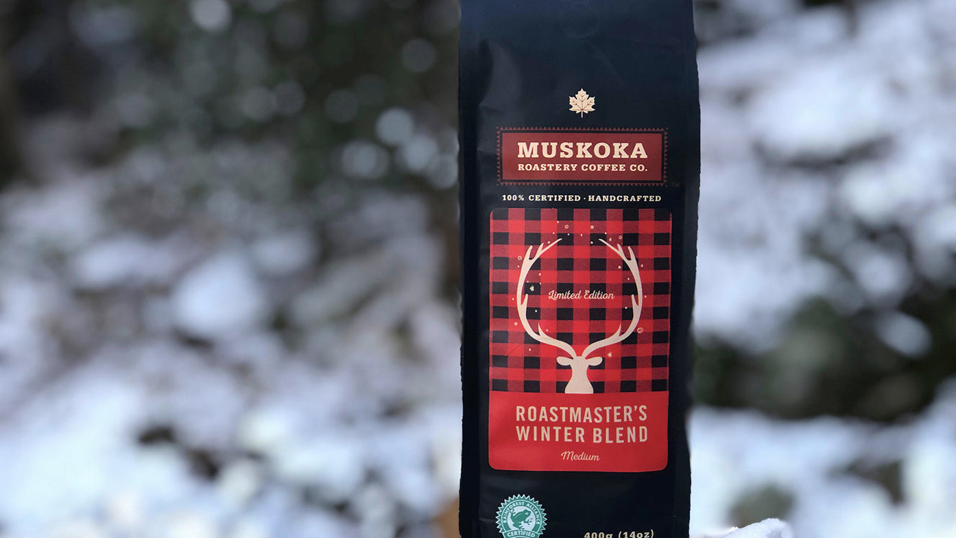roastmaster's winter blend limited edition coffee