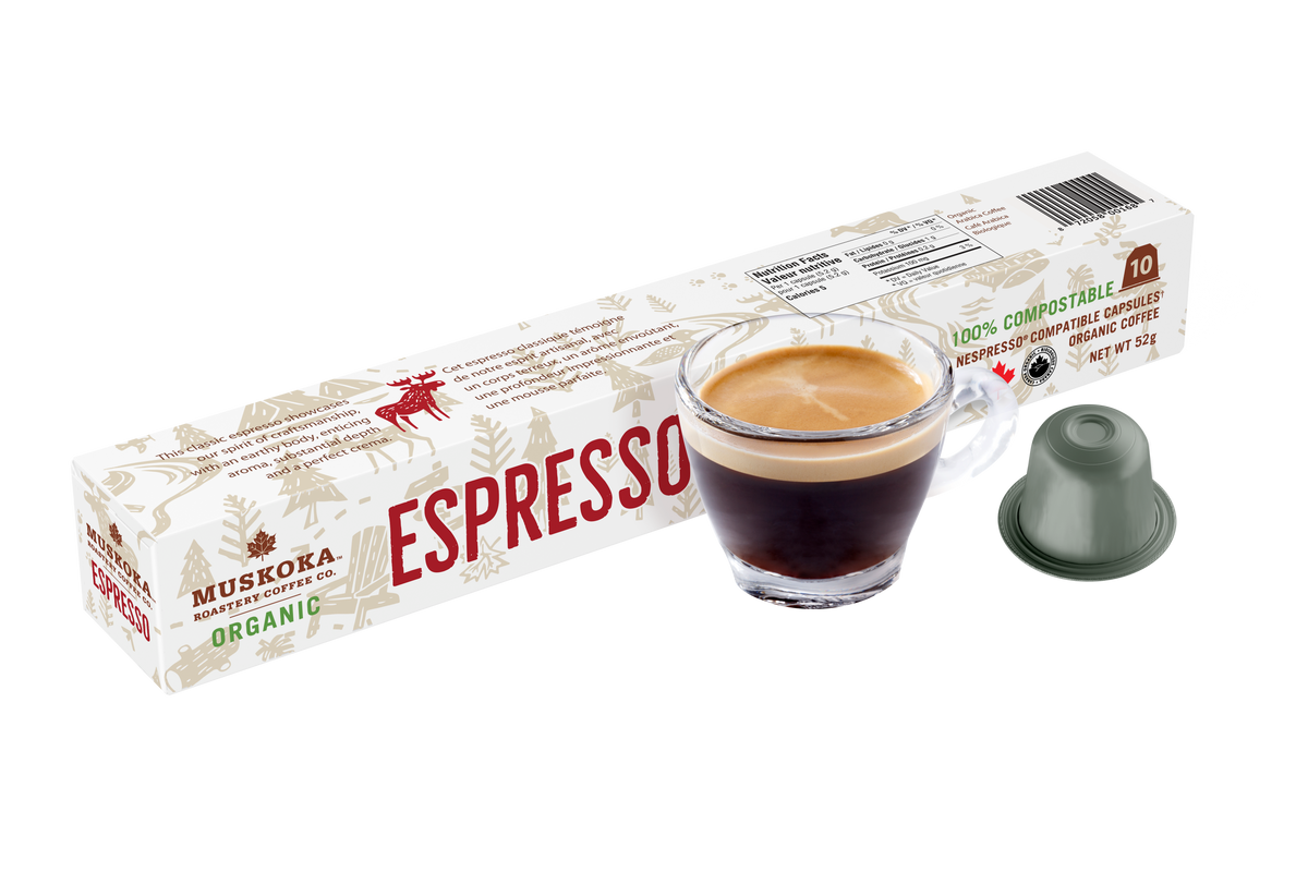 Capsule d'espresso biologique