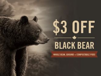 Black Bear coffee — save $3