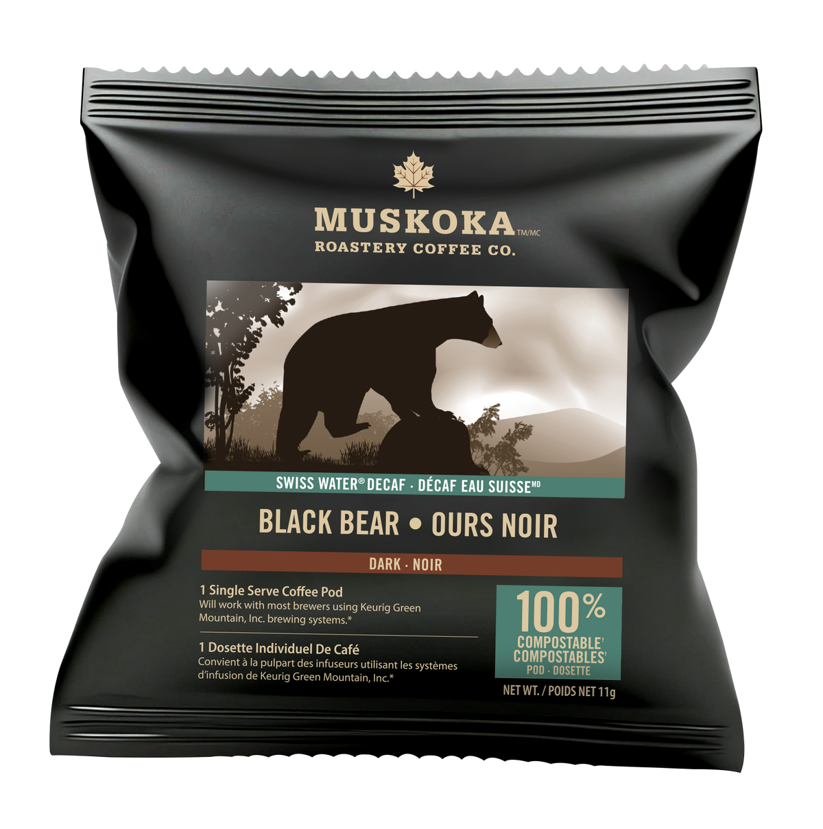 Decaf Individually Wrapped Black Bear  | fundraising