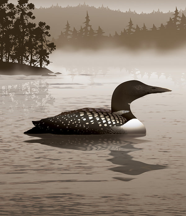 Mélange appel du huard pour le petit-déjeuner