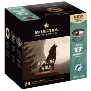 Best Canadian Coffee. Medium Roast Coffee. Dark Roast Coffee. 100% compostable pods