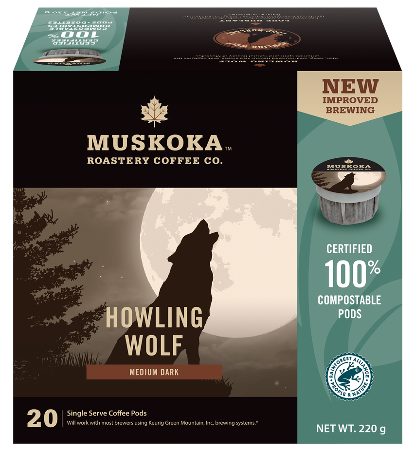 Charger l&#39;image dans la galerie, Best Canadian Coffee. Medium Roast Coffee. Dark Roast Coffee. 100% compostable pods