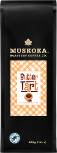 Butter Tart Coffee. Natural Flavour. Best Canadian Coffee. 